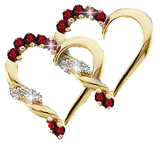 Gif animé bijoux coeur